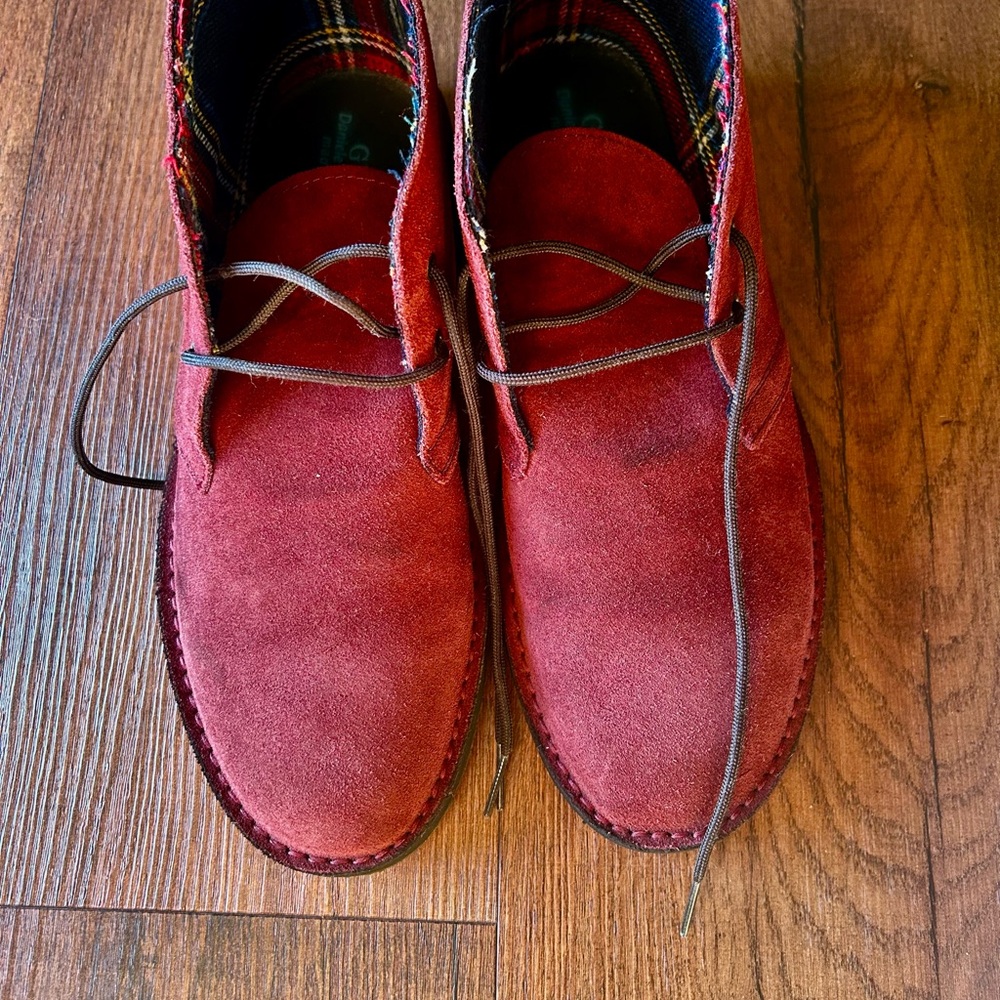 Daniele Alessandrini Men Red Suede Boots